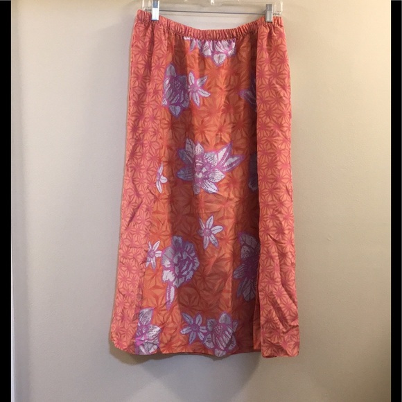 NWT Silk Sigrid Olsen Floral Skirt - Picture 15 of 16